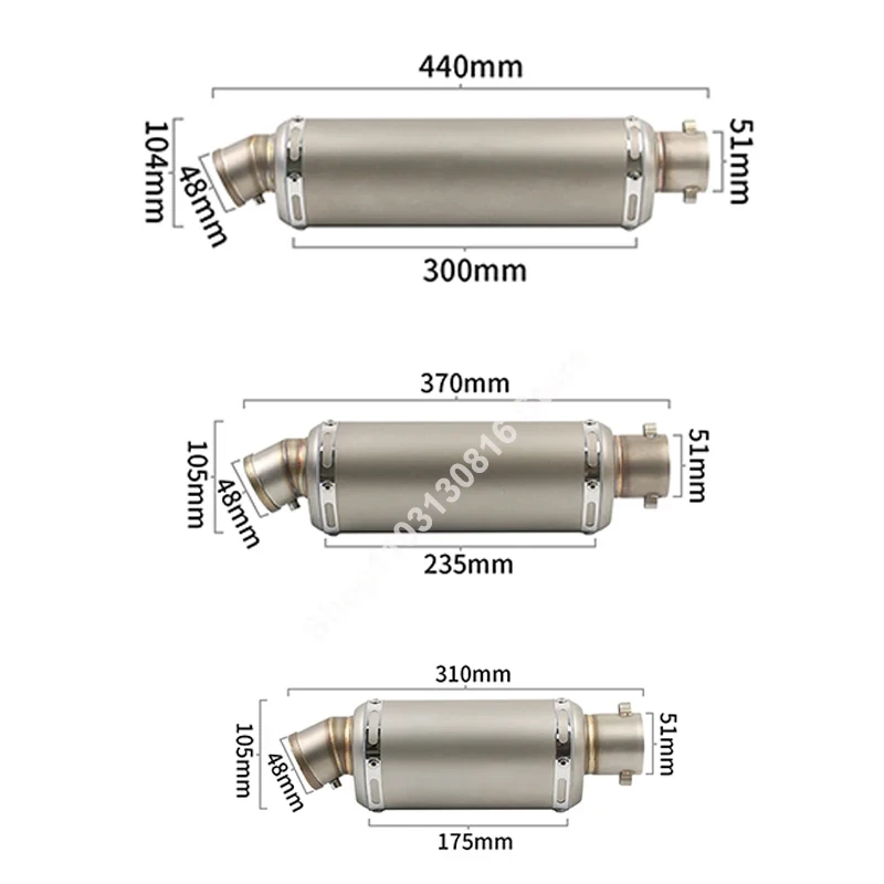 Slip On For Benelli 302R BJ300GS Motorcycle Exhaust Muffler Escape Middle Link Pipe Systems Modify Link Pipe Muffler DB Killer