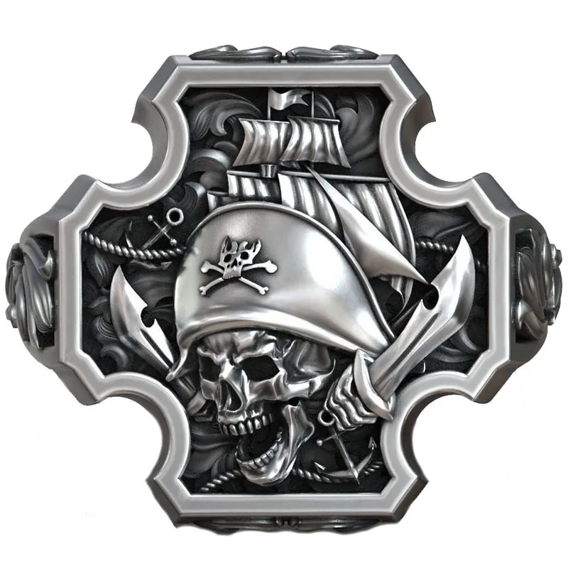 20g Pirate Skull Jolly Roger Cross Anchor Signet Art Relief Customized 925 Solid Sterling Silver Ring Many Sizes 6-13