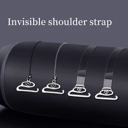 1 pair of transparent shoulder straps underwear invisible seamless suspender bra anti drop strap can expose bra accessories