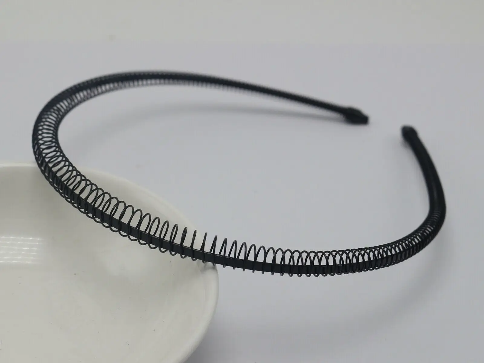 5 Fashion Unisex Headbands Wave Hair Band Metal Wire Black Hoop Hair Accessories