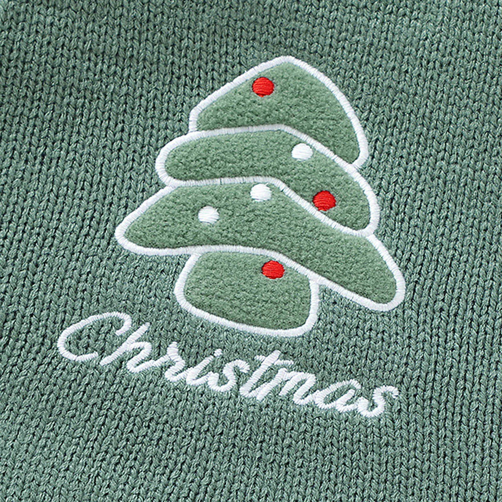 Christmas Baby Boy Girl Romper Newborn Infant Sleeveless Tree Santa Embroidery Knit Overall Jumpsuit Kids Xmas Costumes 0-24M