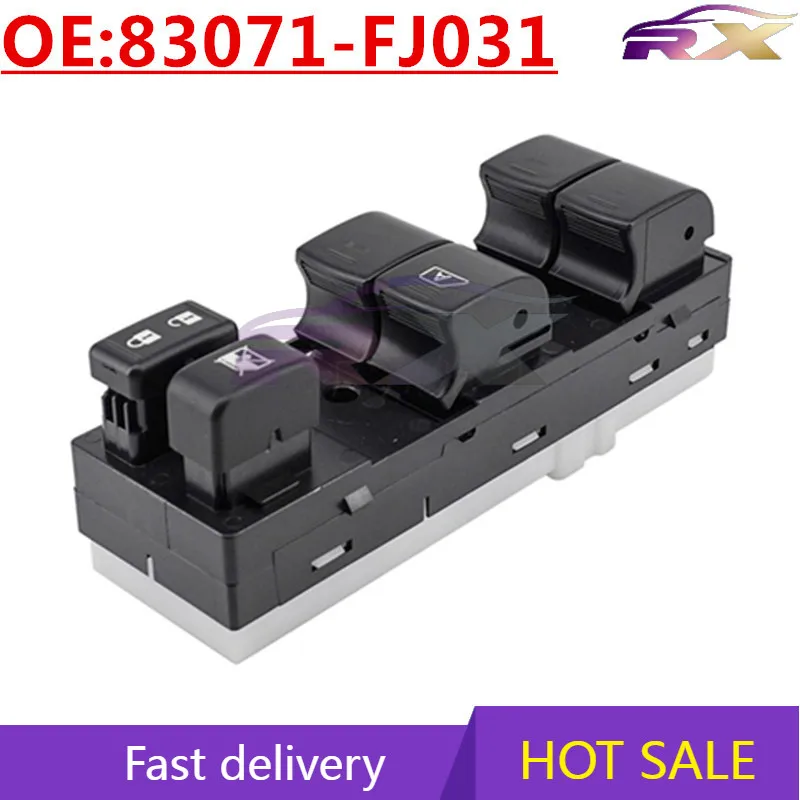 

OEM:83071-FJ031 Автоаксессуары Переключатель управления стеклоподъемником с левым приводом для Subaru