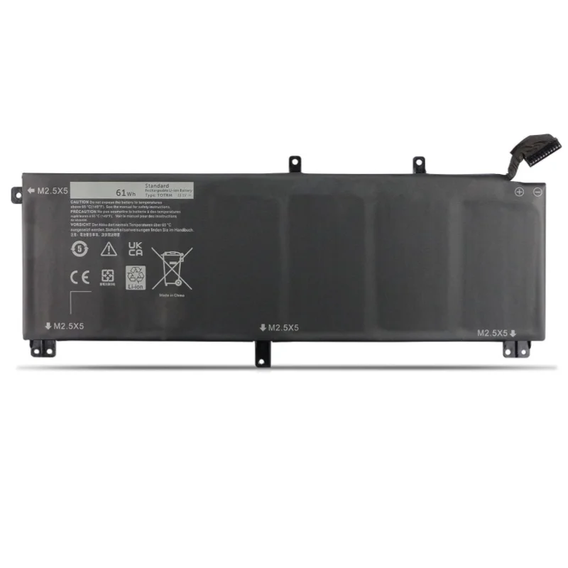 جديد 6 خلية TOTRM T0TRM بطارية الكمبيوتر المحمول 11.1 فولت 61Wh لـ Dell XPS 15 9530 الدقة M3800 دفتر H76MV 7D1WJ 0H76MY