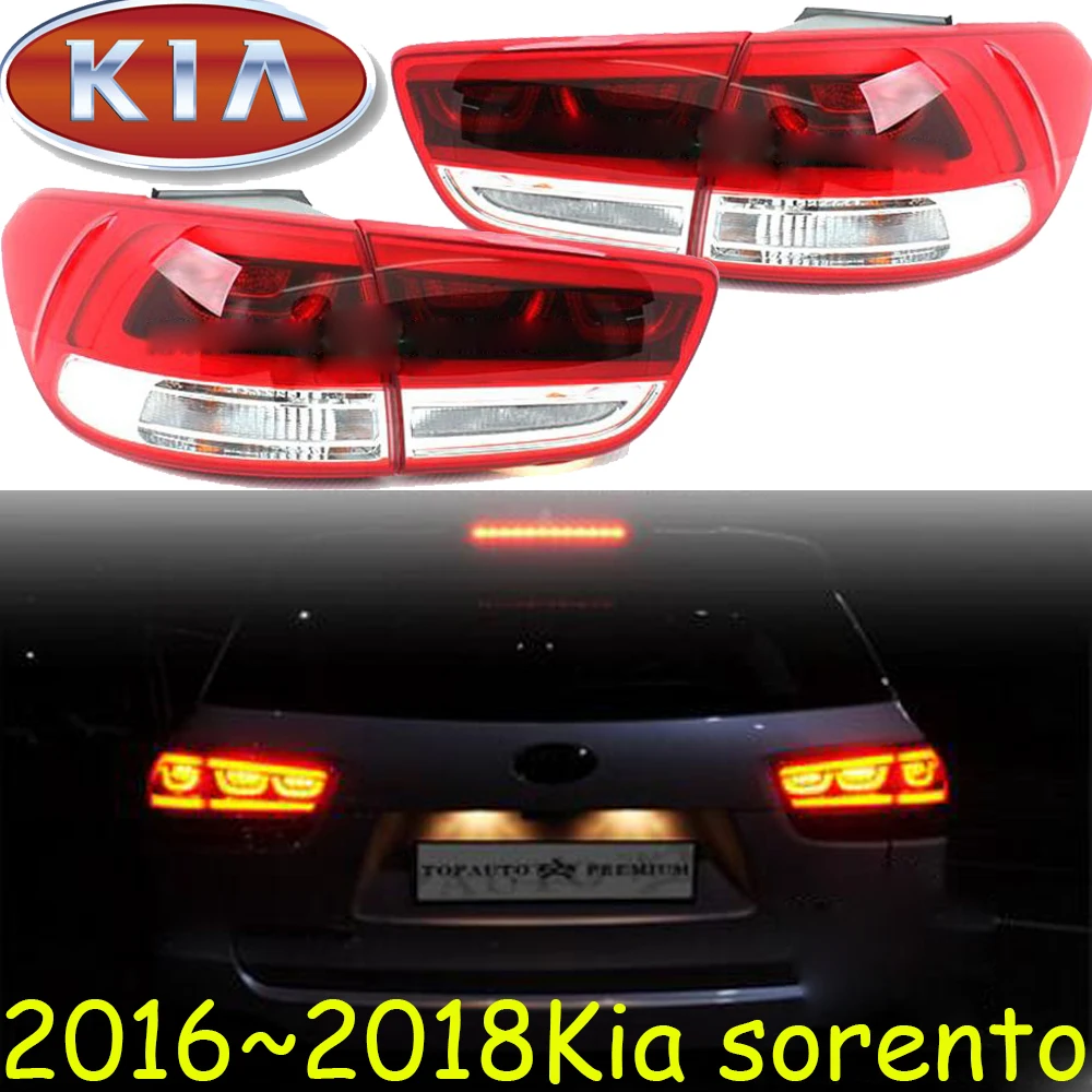 car bumper tail light for KIA Sorento taillight LED 2016~2018y car accessories Taillamp Sorento rear light fog