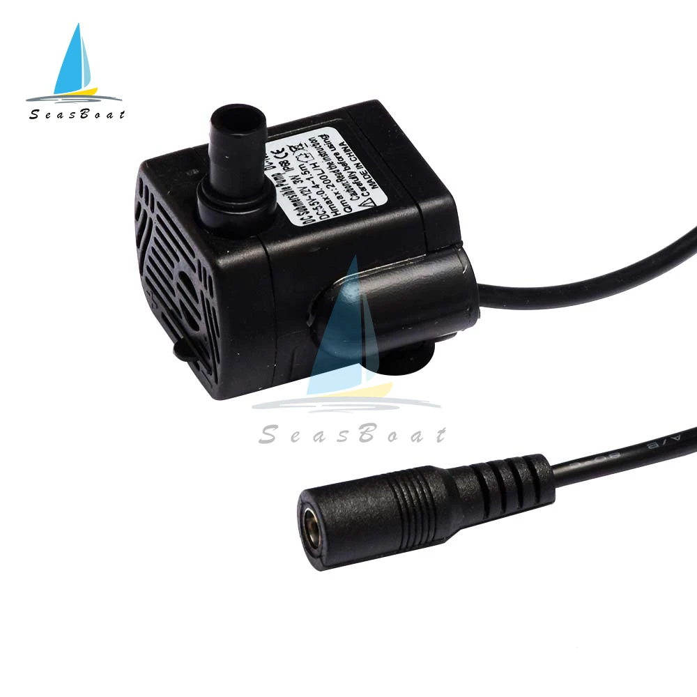 DC 5V 12V 24V 3W Submersible Water Pump Ultra-quiet Mini Brushless DC Water Pump for Aquarium Fountain Air Fish Pond Tank