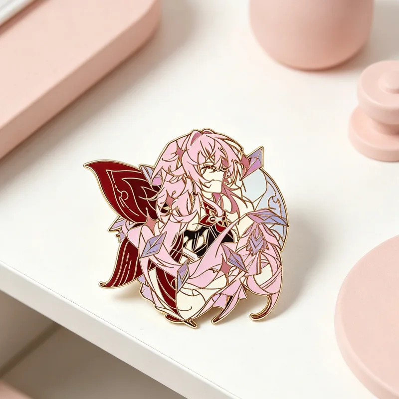 Tsukiuta Yoru Nagatsuki Metal Badge Brooch Fan Made Anime Game Cosplay Niche Design Collectible Gift