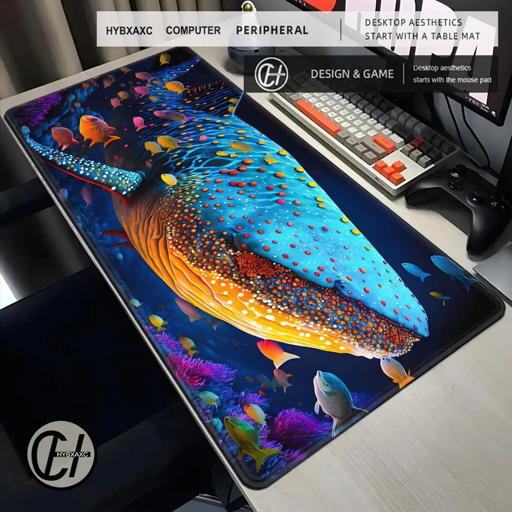Tropical fish Sea Ocean mouse pad Large mousepad keyboard pad Rubber office Desktop Accessories Keyboard pad office Home gift
