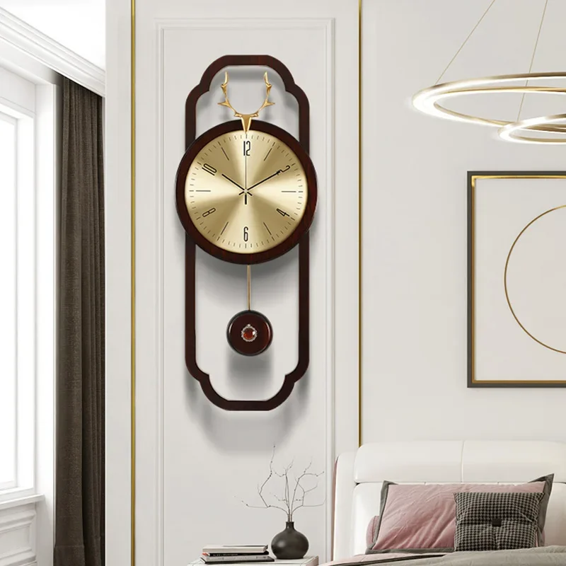 Minimalist Luxury Wall Clocks Digital Large Vintage Restaurant Nordic