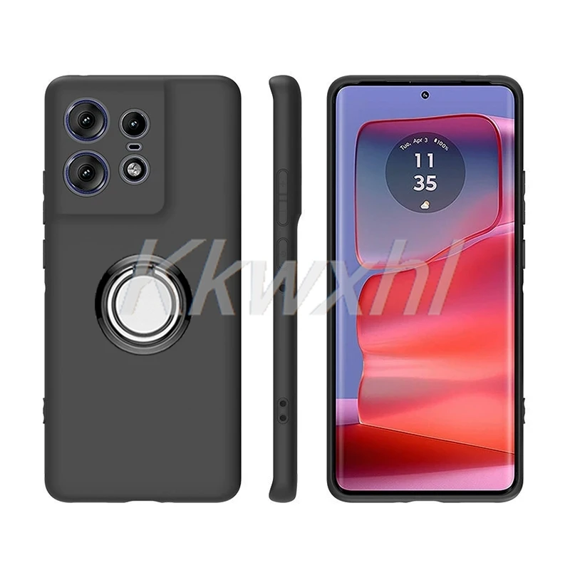 لموتورولا إيدج 50 50s برو الترا نيو فيوجن 50 برو 50 الترا 50 نيو عودة حلقة حامل قوس جراب هاتف غطاء أصلي مقاوم للصدمات #1