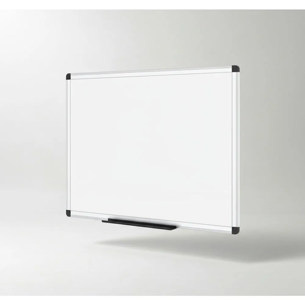 กระดานไวท์บอร์ดแม่เหล็กขนาด 36x24 นิ้ว พร้อมกรอบอะลูมิเนียม - เขียนลื่นสำหรับสำนักงาน บ้าน และโรงเรียน