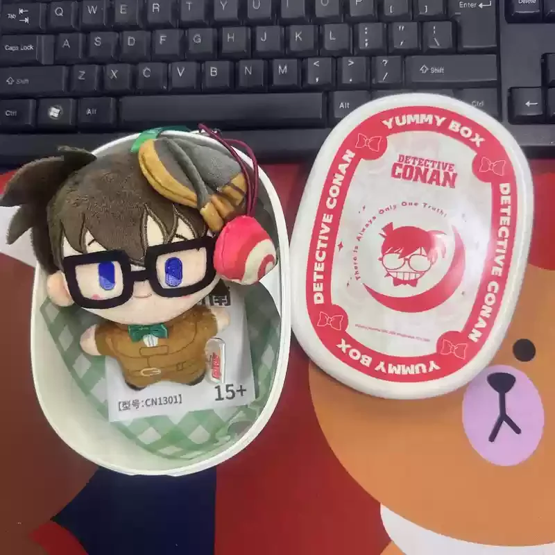 In Stock Detective Conan Blind Box Collection Character Lunch Box Collaboration Pendant Toy Doll Bento Box Fans Birthday Gift
