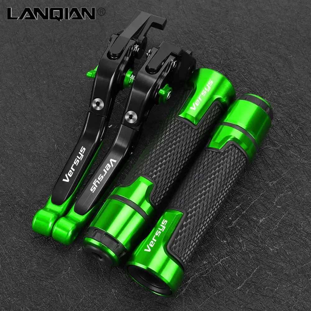 

FOR KAWASAKI VERSYS 300X 650 1000 VersysX250 X300 Versys650 Versys100 Handbrake Brake Clutch Levers Handle Grip Handlebar Grips