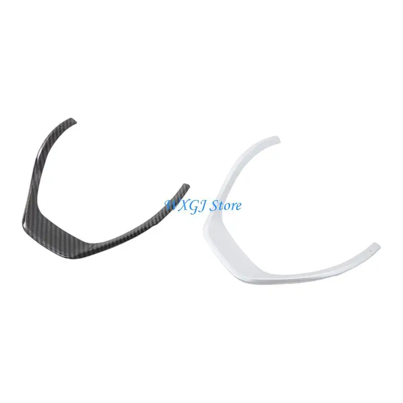 

37JE Steering Wheel Trim Cover Easy Installation Sturdy PVC Universal Steering Wheel Decoration Panel for Car 3 Models