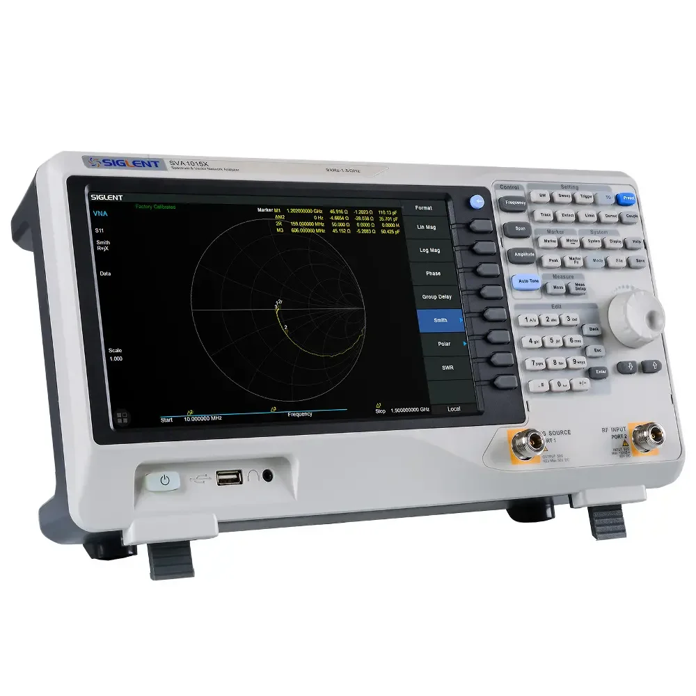 Siglent SVA1015X Spectrum & Vector Network Analyzer, 9 kHz to 1.5 GHz with Tracking Generator