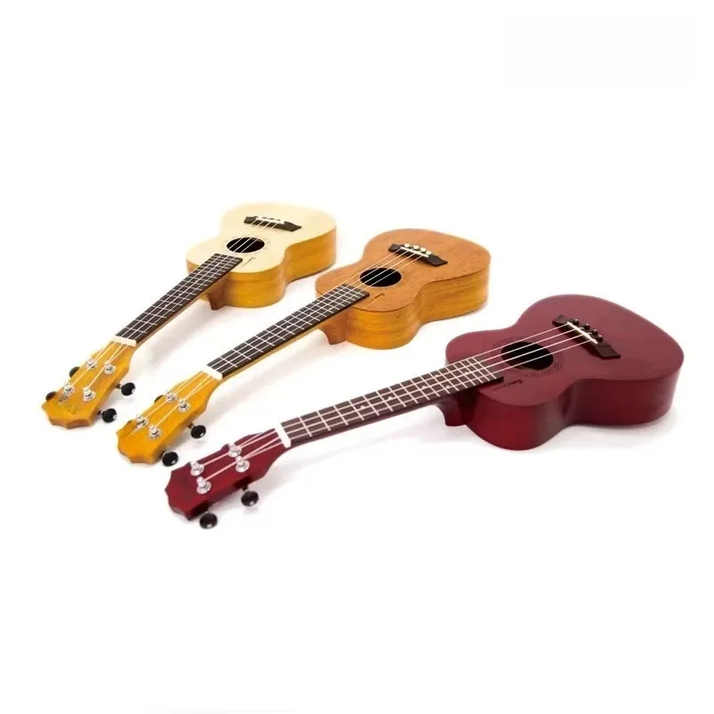 23-Inch Solid Top Hawaiian Ukulele Children's Toys Wooden Instrument