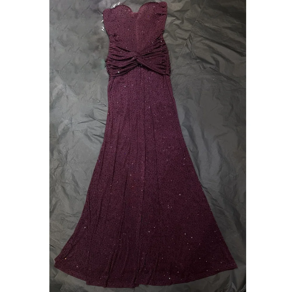 Abito da sera senza spalline da donna estivo 2026, gioielli con diamanti, corsetto, abito da donna, reggiseno lungo da festa di nuova moda Y2K