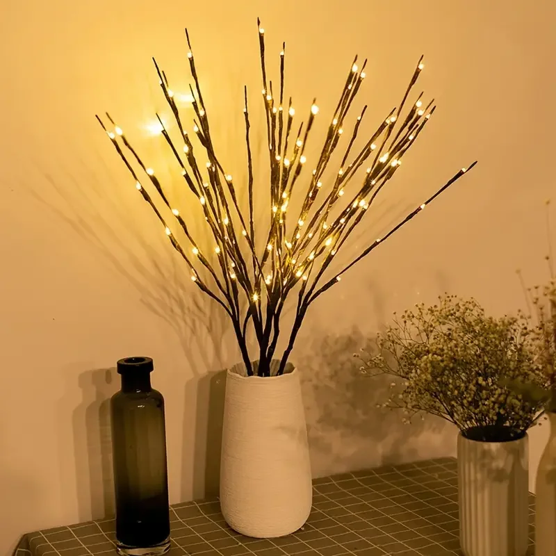 Simulated Tree Branch LED Lights Ins Room Bedroom Layout Creative Small Night Lights Clear Bar Homestay Decoration Light String