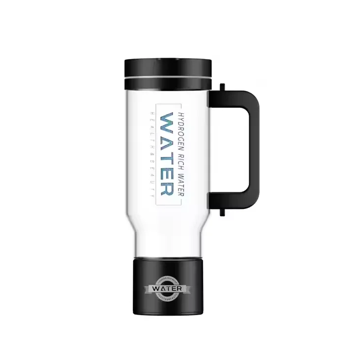 Portable Hydrogen Water Bottle 4000mAh Battery 1L Hydrogen Water Generator for Home Fitness Drinking