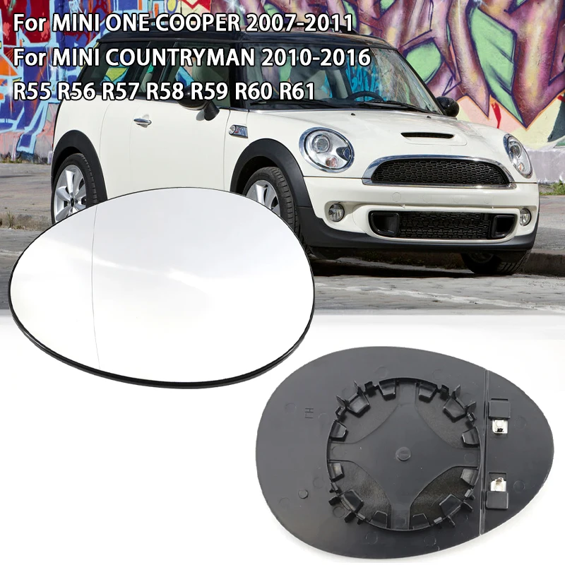 

Автомобильное широкоугольное зеркало с подогревом для MINI ONE COOPER (2007 08 09 10 11) COUNTRYMAN (2010- 2016) R55 R56 R57 R58 R59 R60 R61
