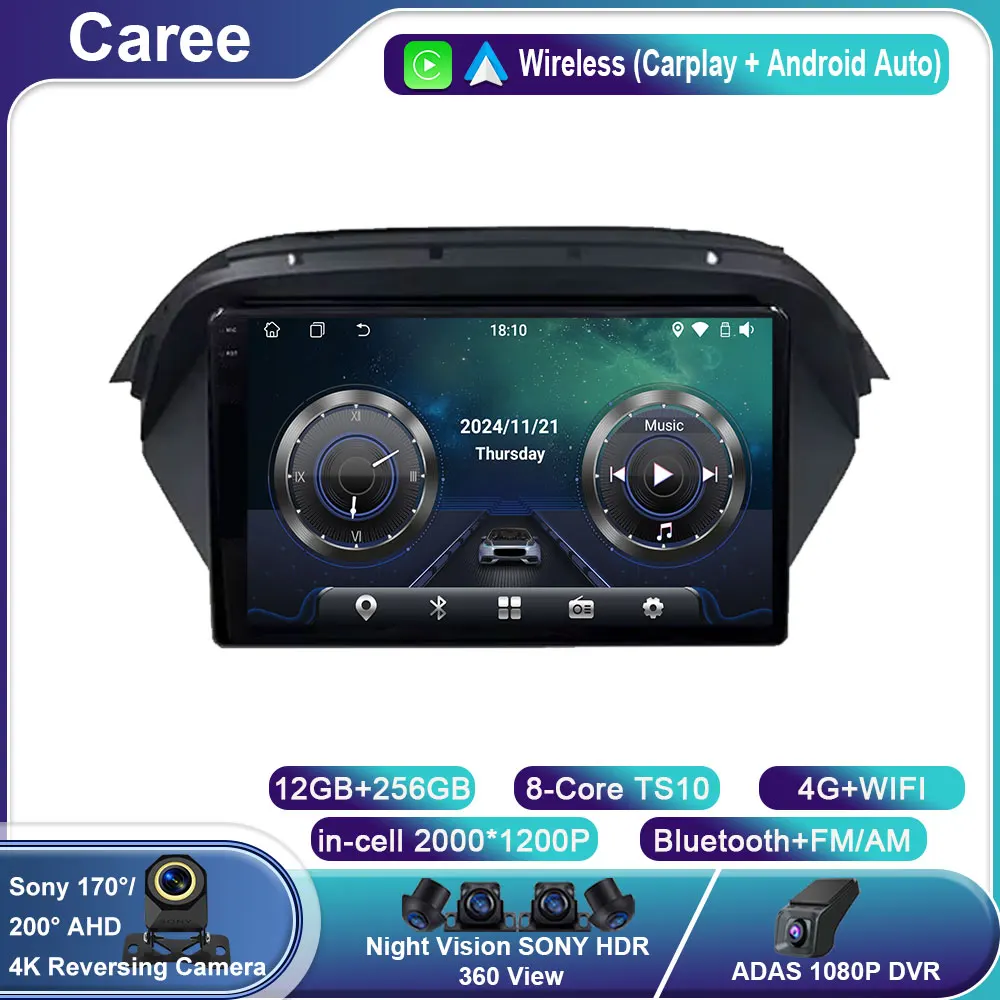

Android 14 For Honda Acura MDX 2007 - 2013 Car Radio Carplay BT Multimedia Screen Player Navigation Stereo 4G WIFI No 2din DVD