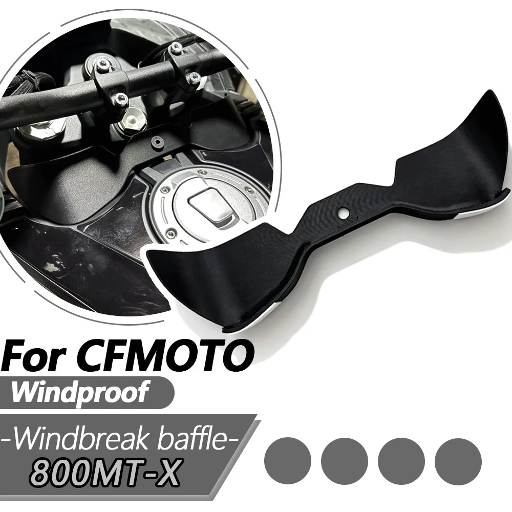 Windbreak baffle For CFMOTO MTX800 800MTX Motorcycle accessories Cockpit Windshield Windscreen Deflector Wind Buffeting