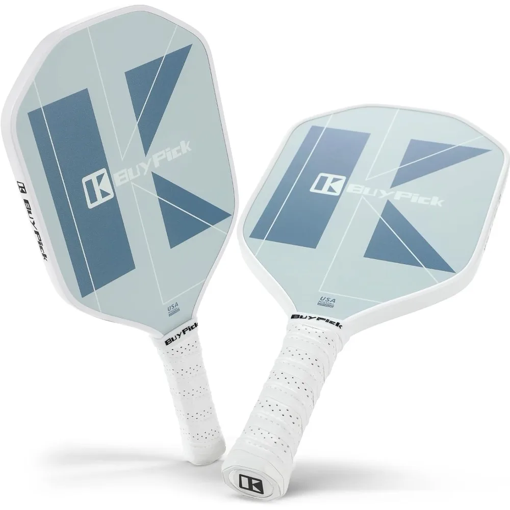 

e Paddles with Anti-Slip Sweat-Absorbing Grip &16MM Racket, Light Pickleball Set with 2 Pickleball Paddle 4 PE Balls& 1 Bag