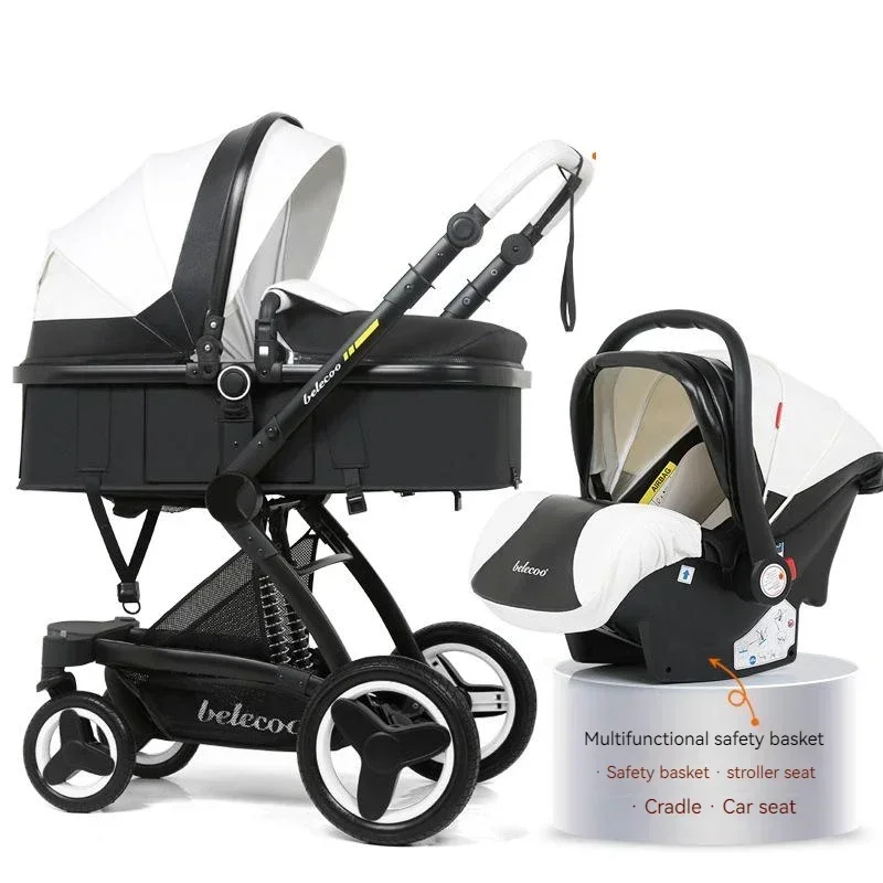 Baby Stroller Multifunctional Car Seat 3 in 1 For Newborn Prams Infant Buggy Safety Cart Carriage