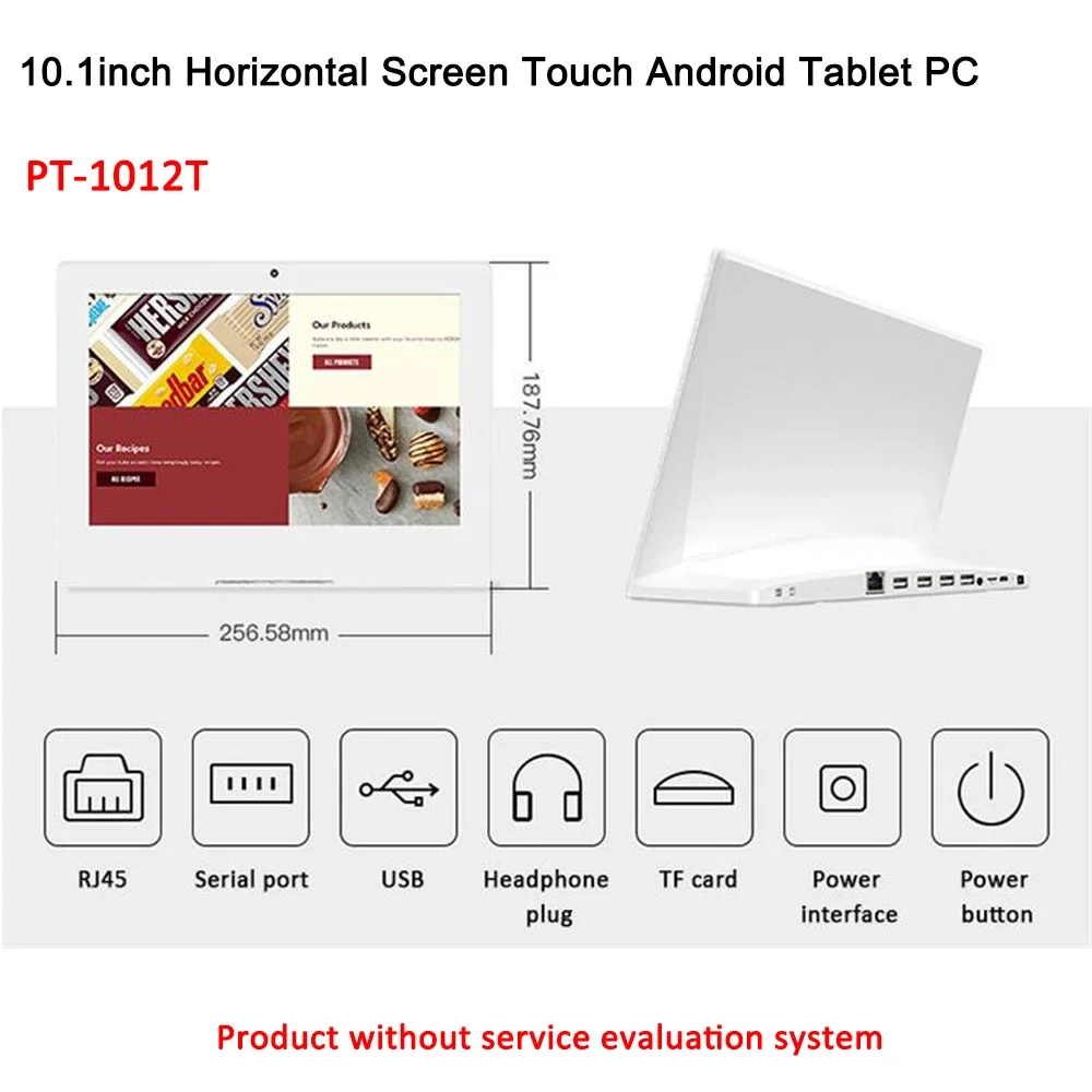 Système d'identification de carte d'identité 10.1 13.3 pouces, système d'économie de service, machine AIO avec câble réseau ethernet RJ45, tablette Android