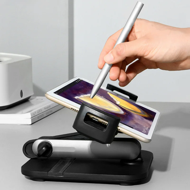 Supporto per Tablet da scrivania supporto per telefono regolabile apprendimento del gioco supporto per Streaming Live per iPhone iPad Pro 11 12.9 Mini Xiaomi Mipad