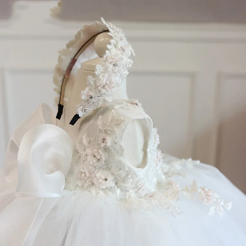 Le ragazze estive vestono elegante principessa per bambini abito da festa abito da sposa abiti per bambini per ragazze vestito da festa di compleanno Vestido Wear