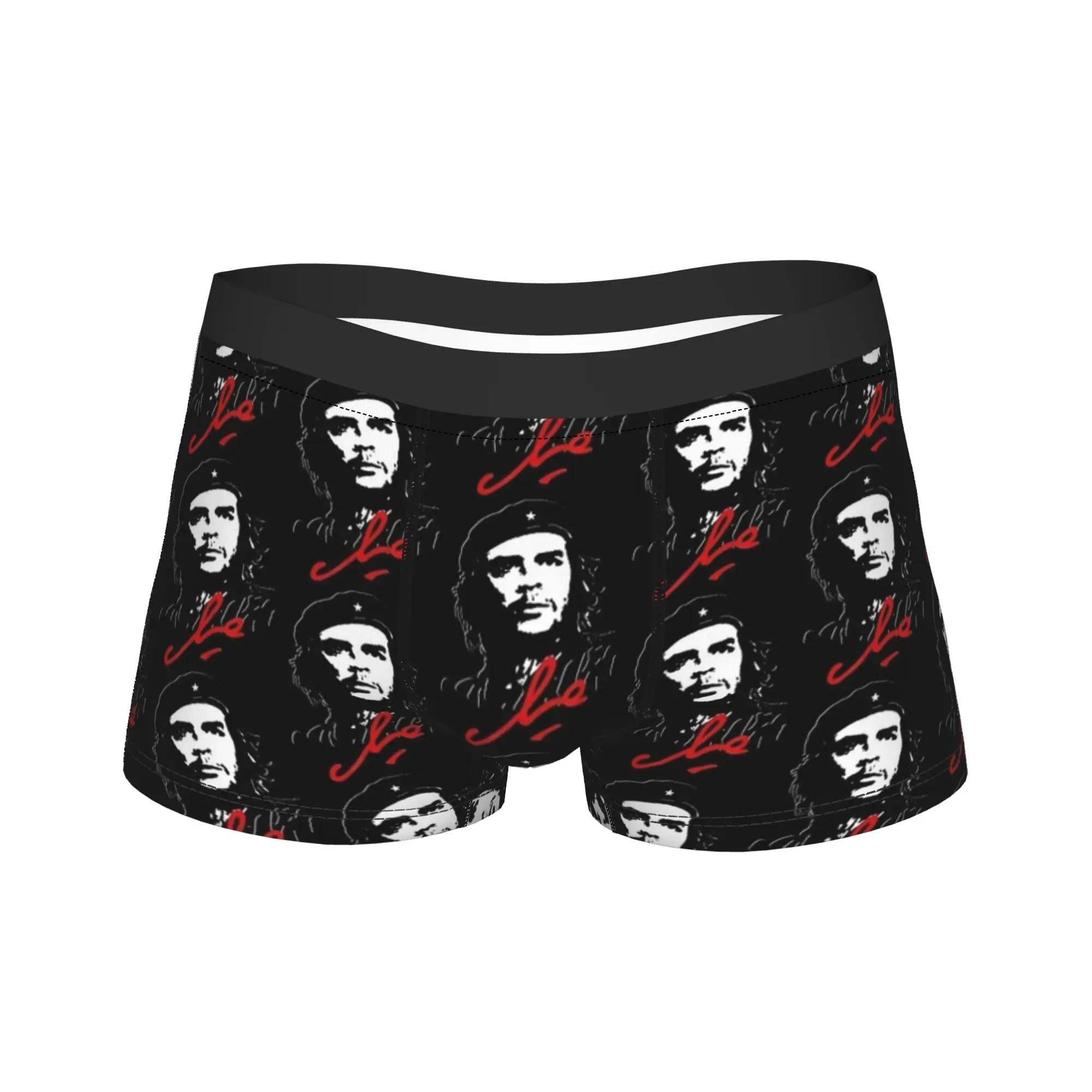 

90s retro 80s funny Che Guevara politician Boxer Shorts Pouch Underwear High Quality Print Boxer Brief Sexy Soft Male Underpants