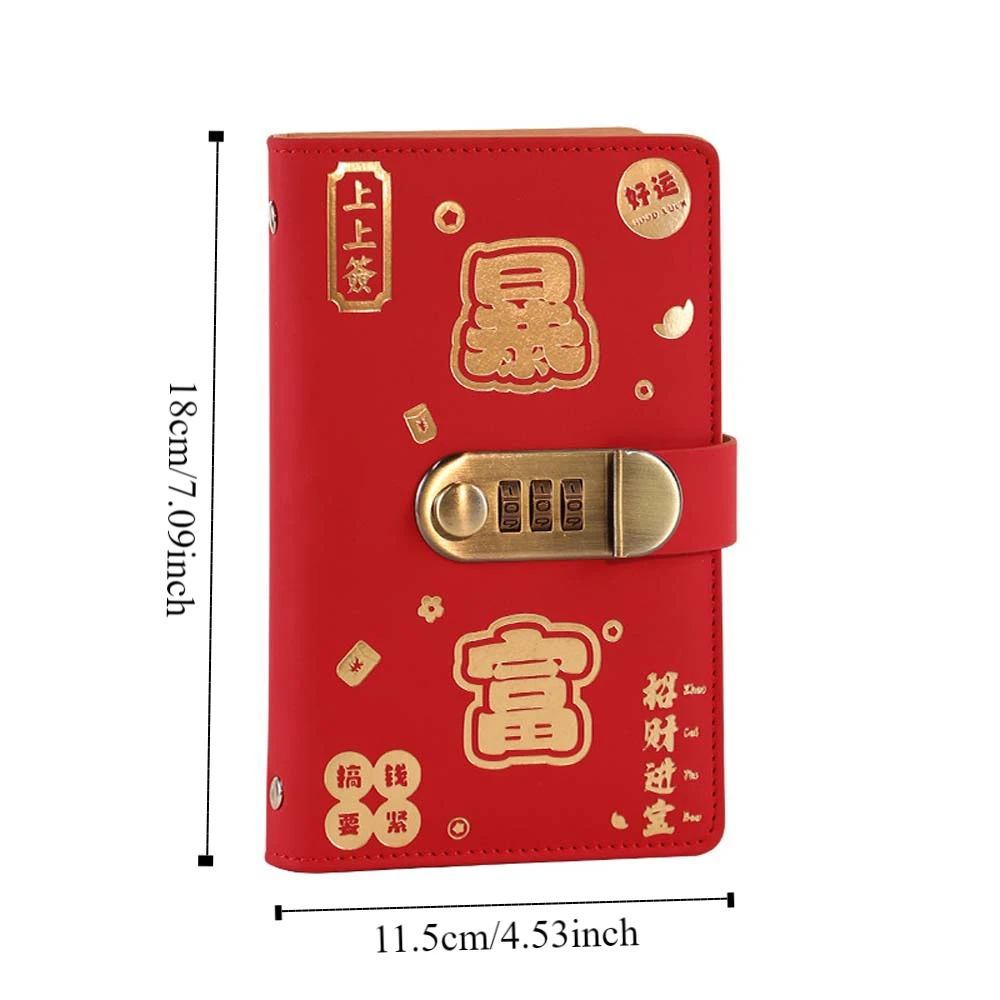 With Password Lock Saving Money Binder Wallet Storage Savings Handbook Planner Organizer 50Sheets Cash Envelopes Account Book