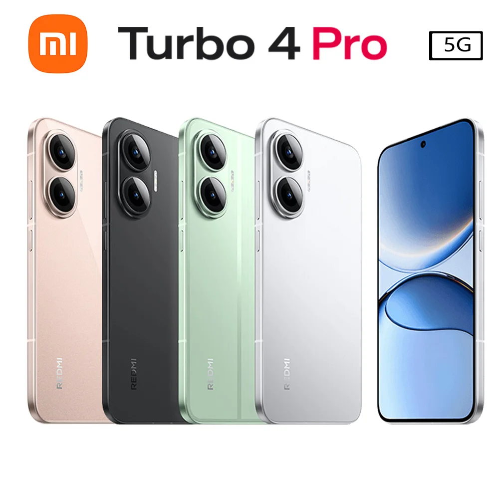 Brand New Google play Redmi Turbo 4 Pro 256GB/512GB Snapdragon 8s Gen 4 6.83 inch 2772x1280 Screen 90W 7550mAh 50MP+20MP