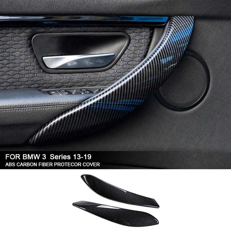 

Car Interior Door Pull Handle Outer Protector Cover Trim For BMW 3 4 Series F30 F31 F32 F33 F34 F35 F36 F80 F82 318 320 325 328