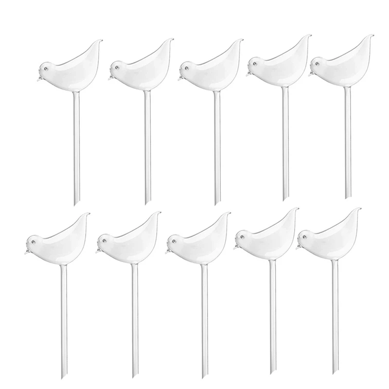 

10 Piece Automatic Dripper Bird Shape Flower Pot Waterer Automatic Watering Device For Plants Flower Waterers Drip Garden Tools