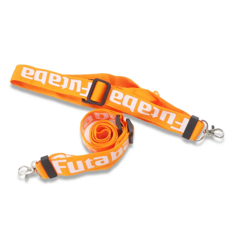 Adjustable Lanyard Strap RC Parts For JR PRO Propo Remote Controller Transmitter FPV For Futaba Black Orange Neck Belts 14cm NEW