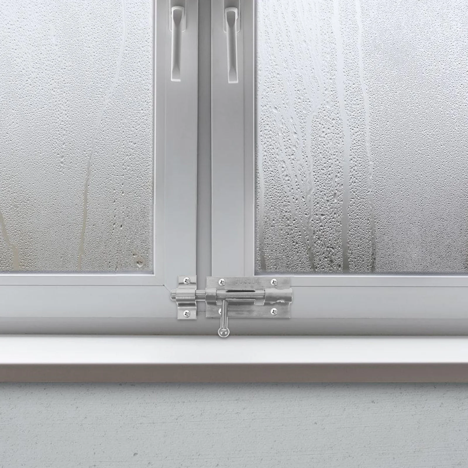 

Stainless Steel Door Latch 4 Inch Sliding Lock Barrel Bolt Silver For Cabinet Drawer Pet Cage Shed Garage Office Home Door