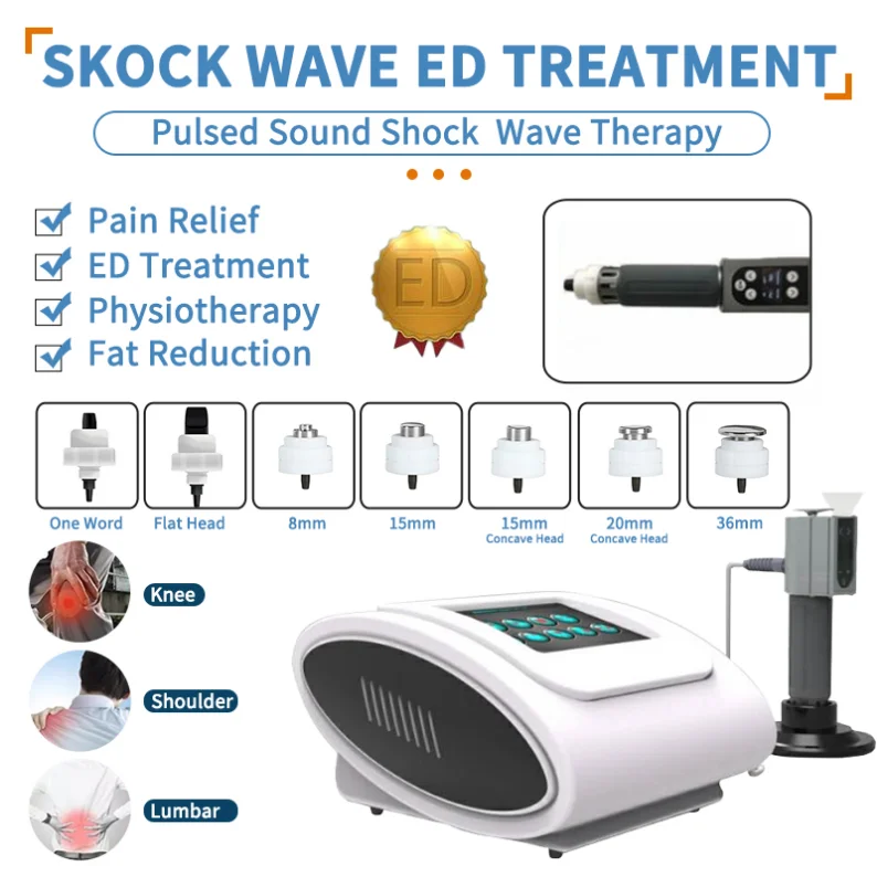 

2023 New Electric Stimulation Device Shock Wave Therapy Equiments Body Pain Removal Shockwave Machine