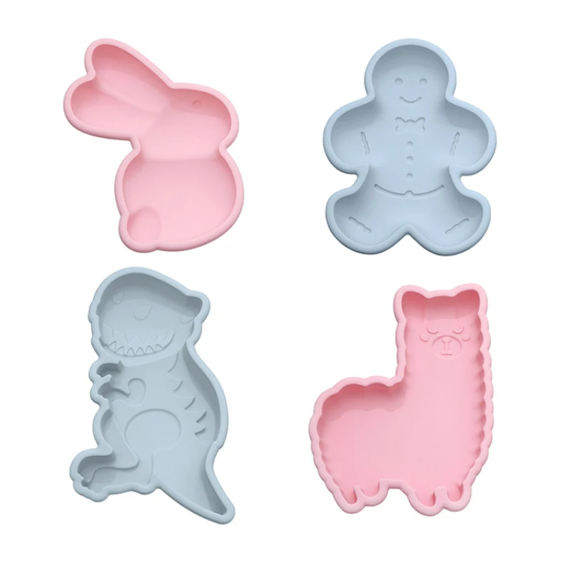 1/2/3PCS Alpaca Rabbit Silicone Molds Cake Table Decoration & Accessories Chocolate Candy Dessert Cupcake Kitchen Accessories