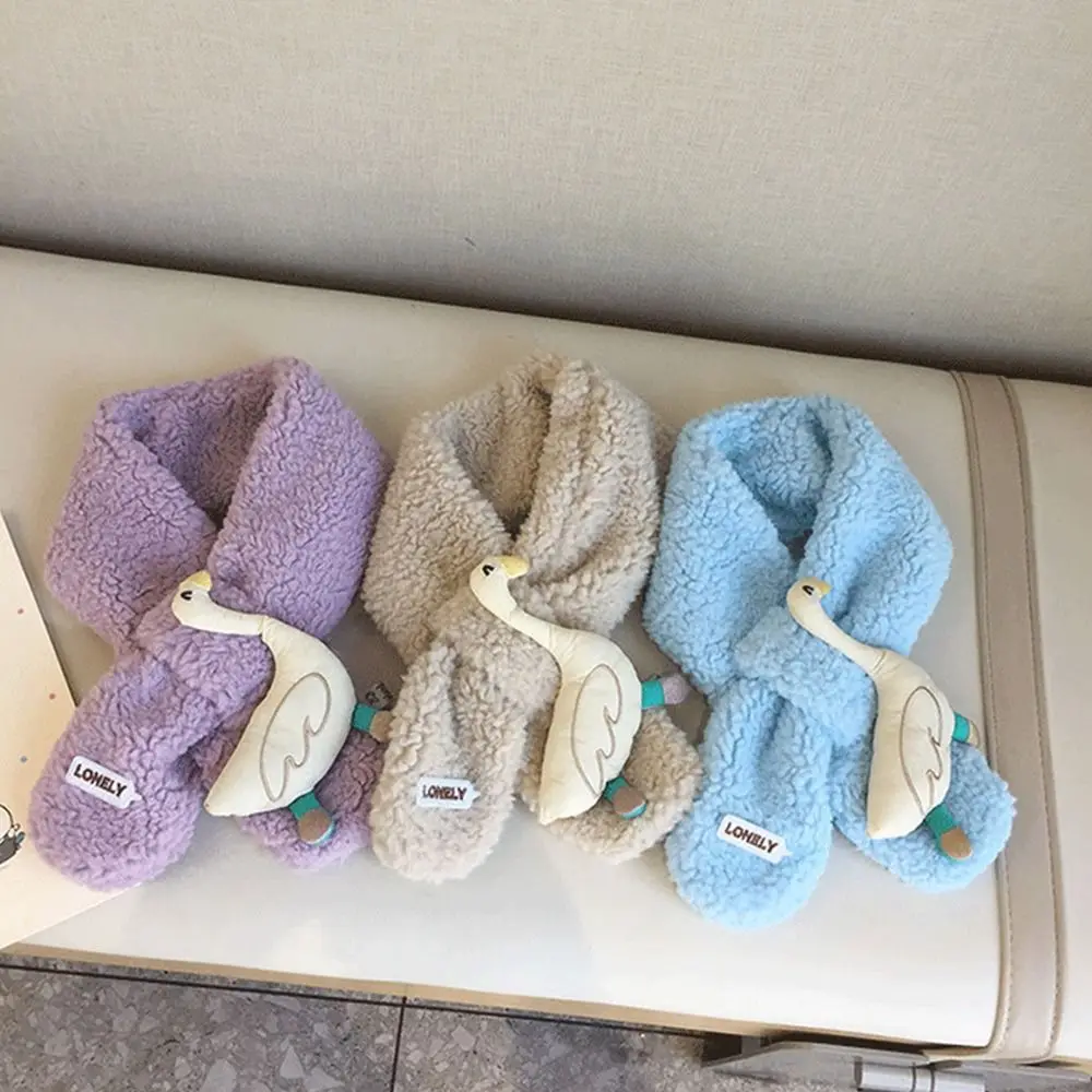 Mode Warme Kinderwintersjaal Dikke Zachte Halswarmer Cartoon Babysjaals Buiten