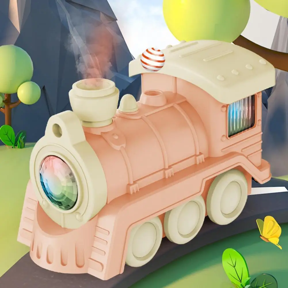 Educational Popular Battery Powered Toy Train 2 Colors Small Train Toy Multi-functional for Outdoor