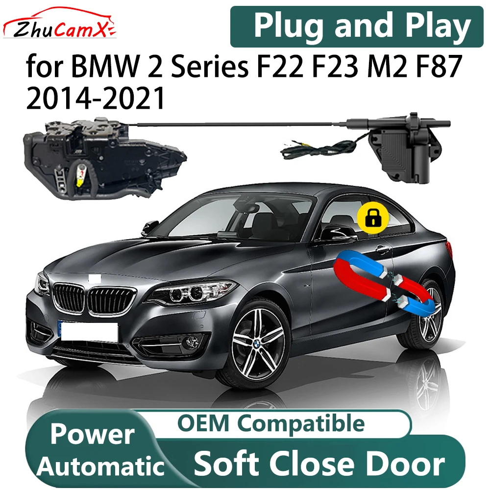 

ZhuCamX for BMW 2 Series F22 F23 M2 F87 2014-2021 Automatic Electric Soft Close Door Closer Power Comfort Closing System