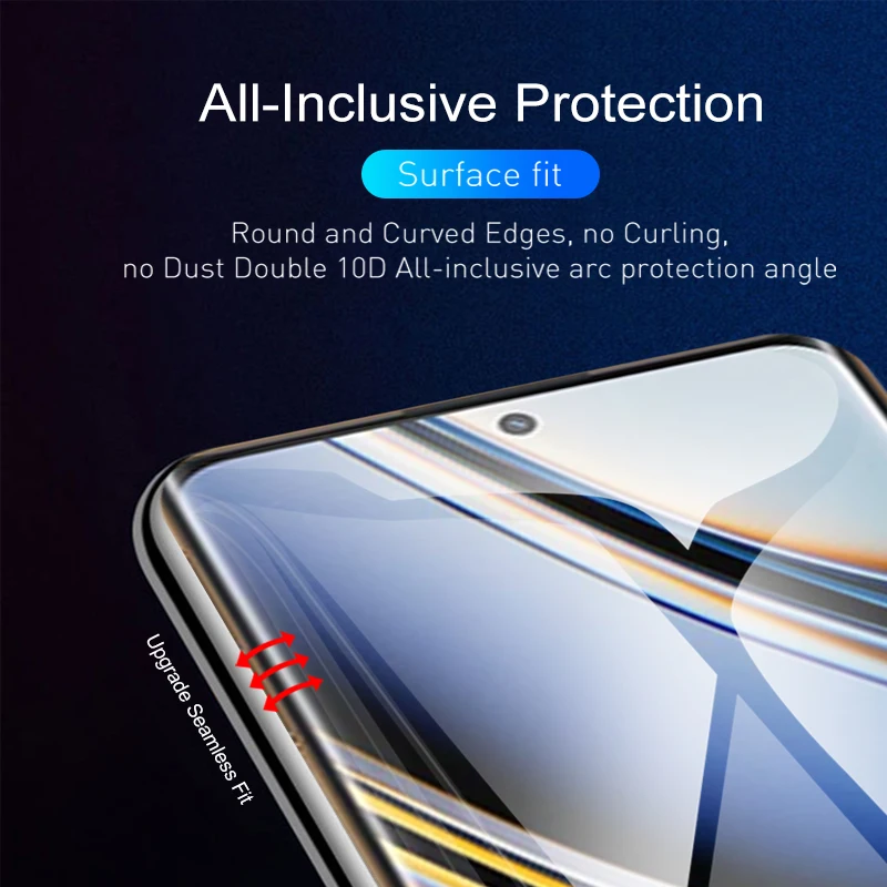 Front Screen Hydrogel Film 4in1 For Realme 11 Pro+ Camera Lens Protector Readme 11 Realme11Pro 11Pro Plus 5G Not tempered Glass