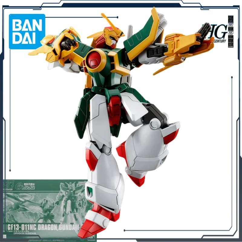 Bandai Originele HGUC Limited Edition RX-78-2 Gundam [Earth Color] & Flying Dragon Gundam Anime Action Doll Assembly Toy