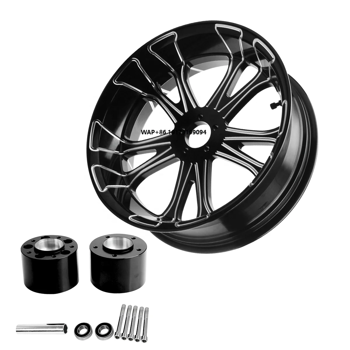 

6-32" Motorcycle Custom Rim Forged Aluminum Hub CNC Process Lightweight Aluminum Wheel
