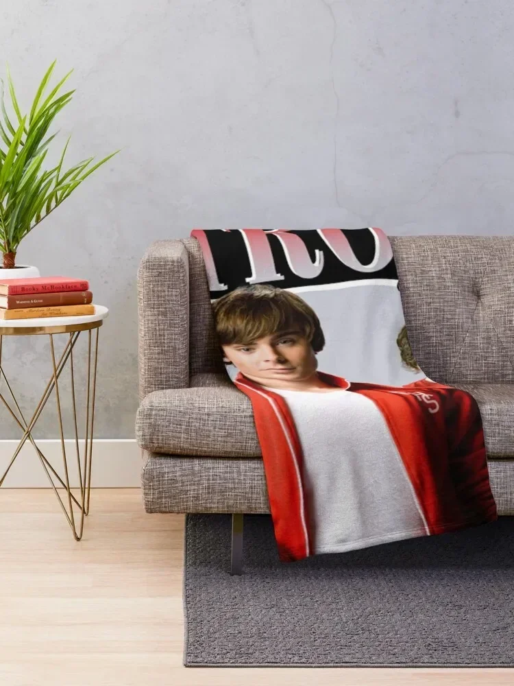 Troy Bolton Throw Blanket Quilt for sofa for winter Luxury Designer Blankets