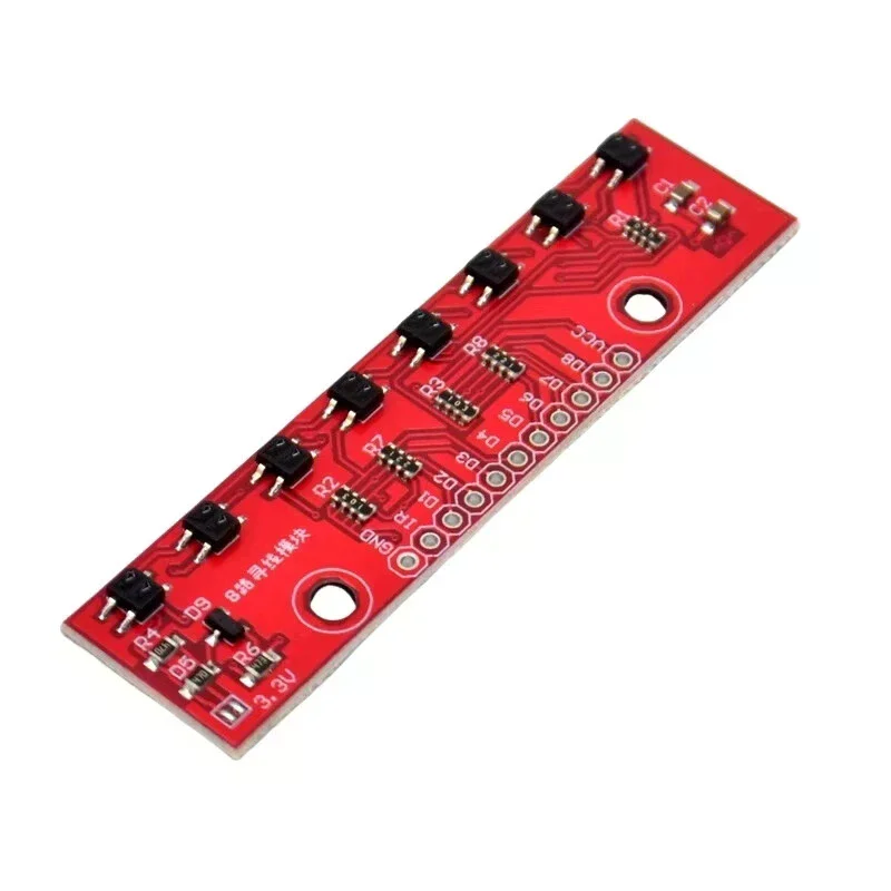 1Pcs For Smart Car Robot DIY Projects 8-Channels Infrared Line Tracking Sensor Module Digital Output