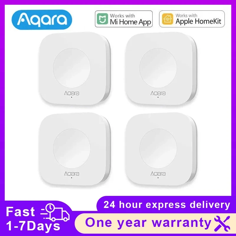 Aqara smart home Sensor Wireless Mini Switch zigbee button Hub Connection Remote One Key Control with Xiaomi Mijia Apple Homekit