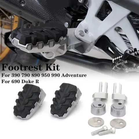 For 690 DUKE R 2011-2024 390 790 Adventure 2019-2024 950 990 ADV 890 ADVENTURE R Motorcycle Foot Pegs Footrest Kit Mount