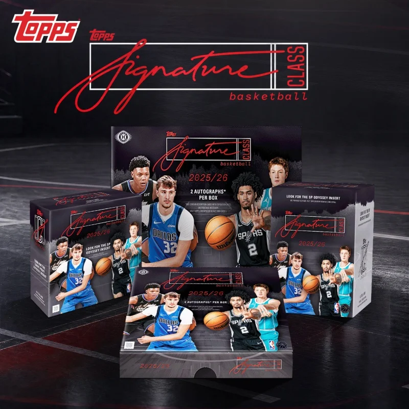 

Topps 2025 To 26 Signature Class Nba Basketball Collectible Trading Cards Autograph Blind Box For Sports Fans Card Collectors